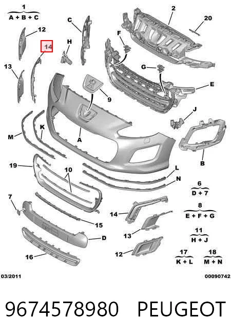 9674578980 Peugeot/Citroen
