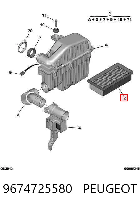 9674725580 Peugeot/Citroen