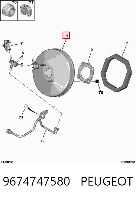 Comprar Servofreno Citroen C4 II B7