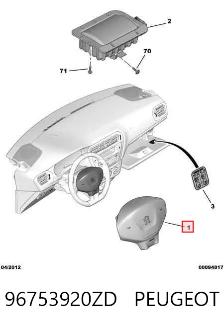 96753920ZD Peugeot/Citroen