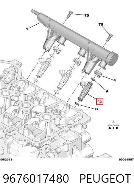 Inyector para Opel CROSSLAND P17