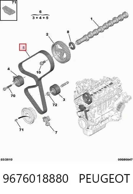 9676018880 Peugeot/Citroen