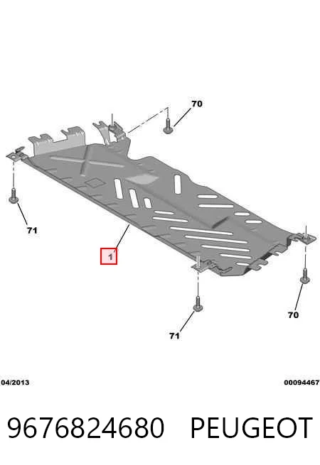 Protección motor / empotramiento para Citroen C-Elysee 