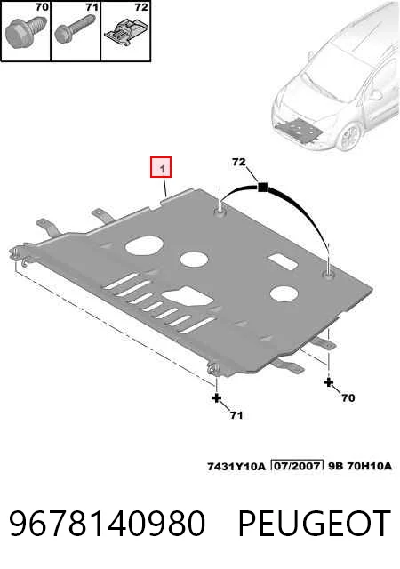 9678140980 Peugeot/Citroen