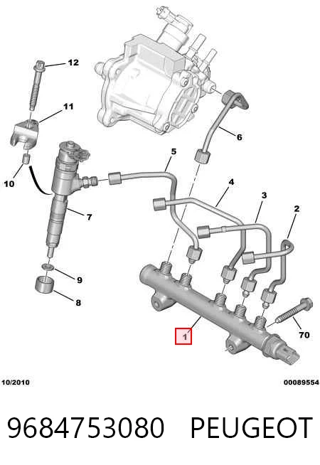 Comprar 9144A290B Delphi Rampa de combustible