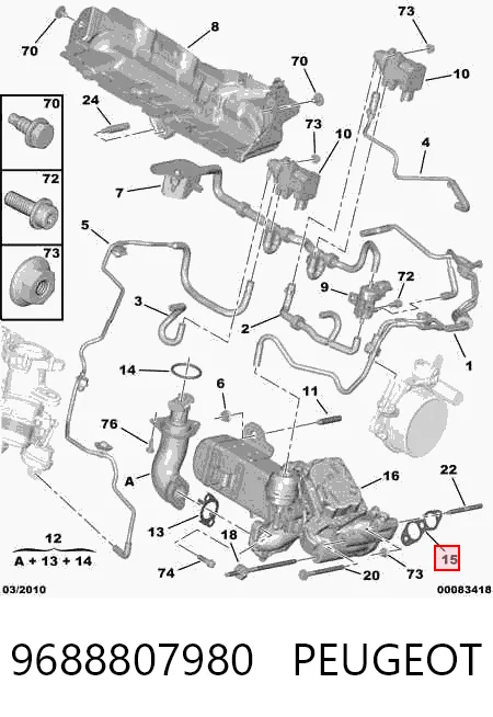 9688807980 Peugeot/Citroen