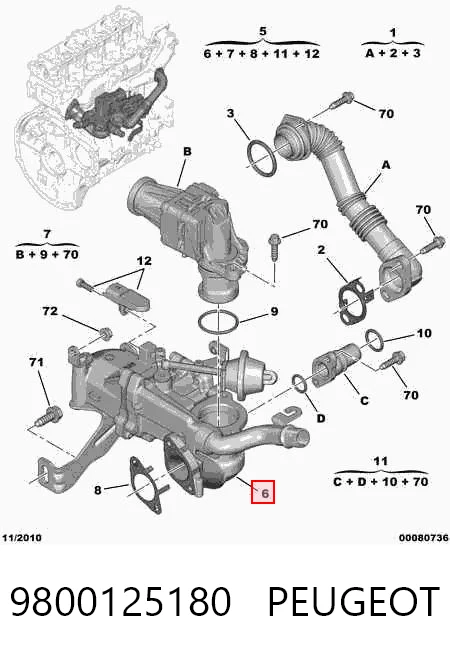 9800125180 Peugeot/Citroen