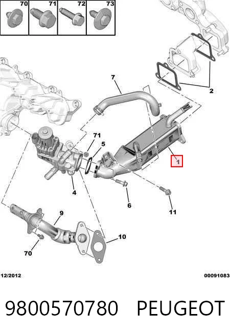 9800570780 Peugeot/Citroen
