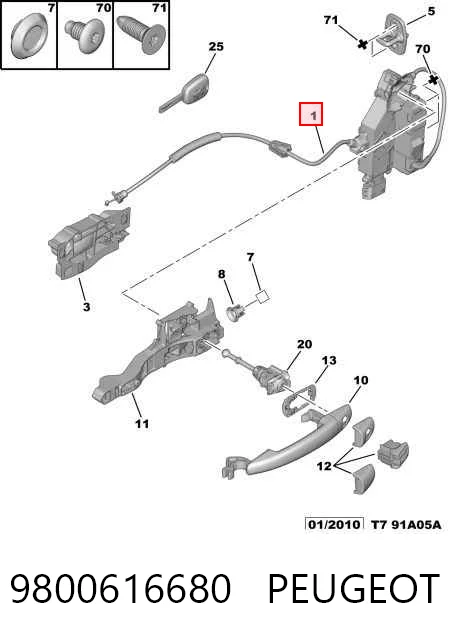 9800616680 Peugeot/Citroen
