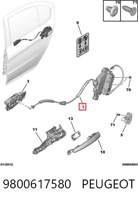 9800617580 Peugeot/Citroen