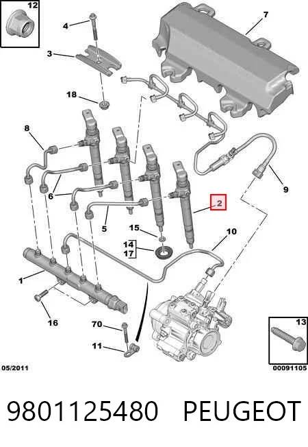 9801125480 Peugeot/Citroen