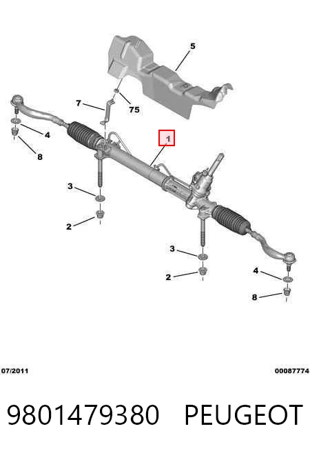 9801479380 Peugeot/Citroen