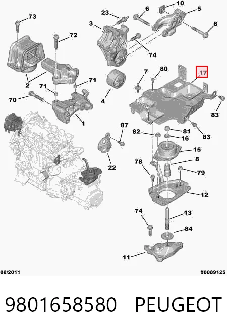 9801658580 Peugeot/Citroen