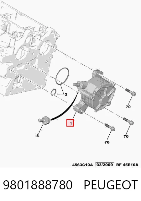9801888780 Peugeot/Citroen