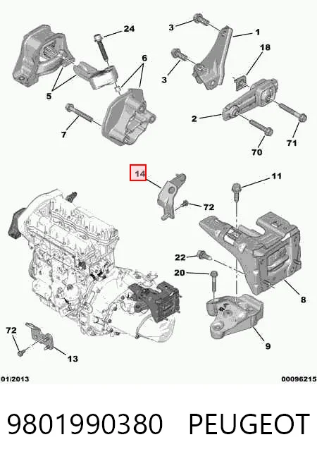 9801990380 Peugeot/Citroen