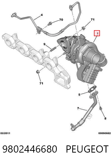 9802446680 Peugeot/Citroen