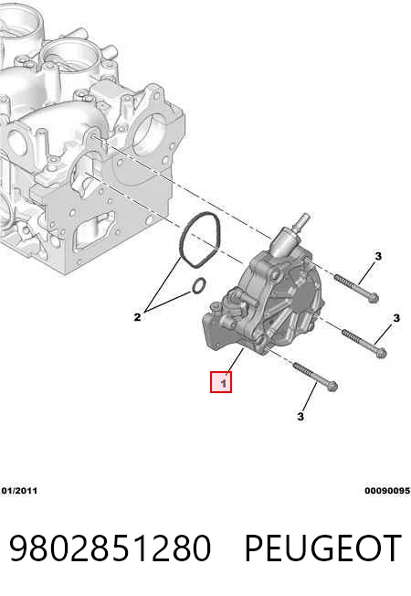 Bomba de vacío del sistema de frenado Mitsubishi Outlander II desde 117,61 €