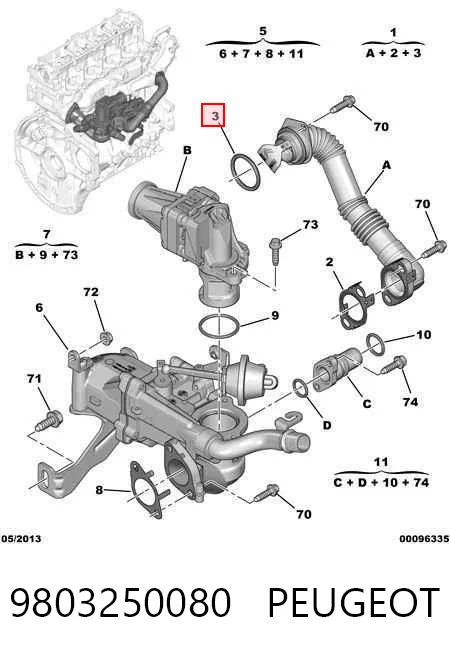 9803250080 Peugeot/Citroen