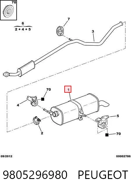 9805296980 Peugeot/Citroen