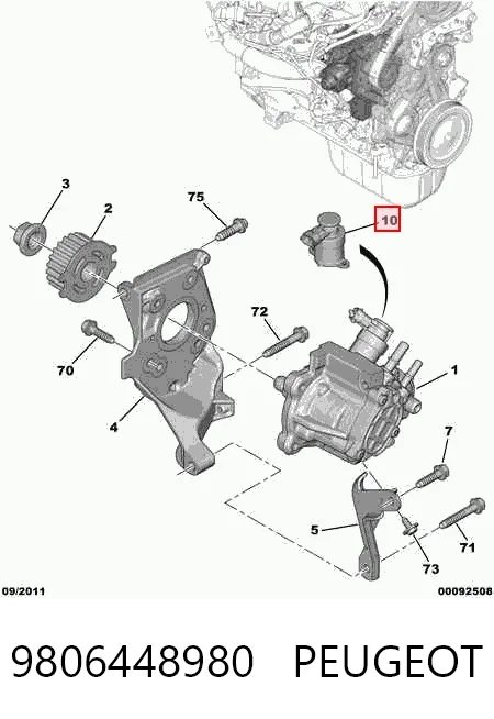 9806448980 Peugeot/Citroen