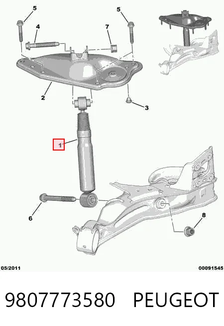 9807773580 Peugeot/Citroen