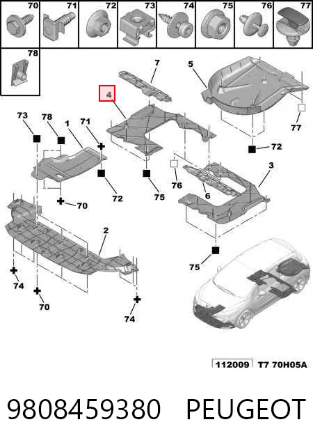 9808459380 Peugeot/Citroen
