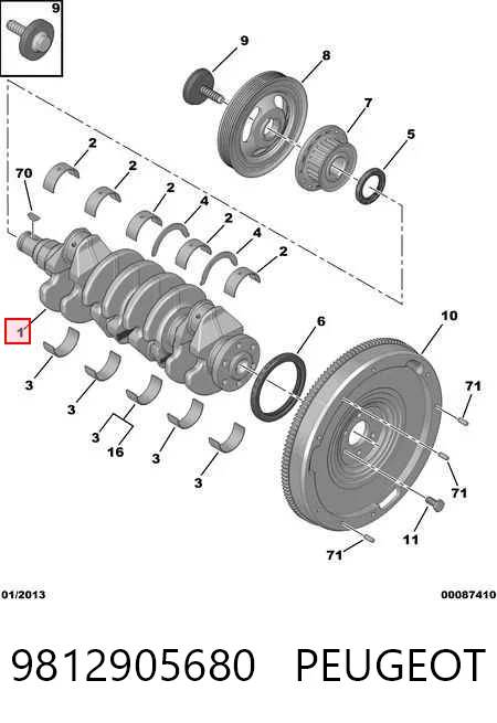 Comprar Cigüeñal Citroen C3 I FC a bajo precio