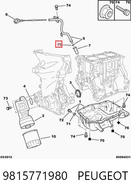 9815771980 Peugeot/Citroen