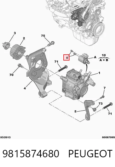 9815874680 Peugeot/Citroen