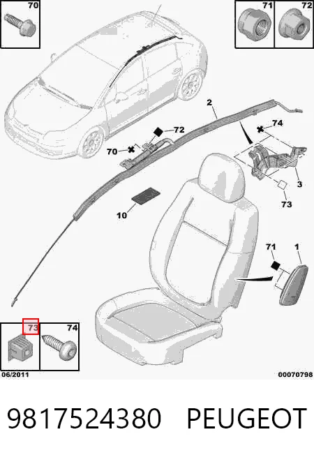 9817524380 Peugeot/Citroen