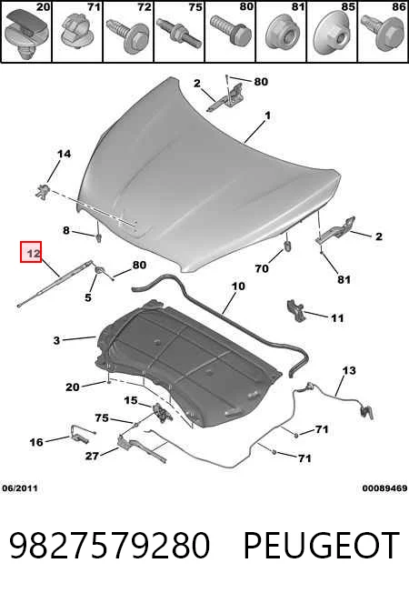 9827579280 Peugeot/Citroen