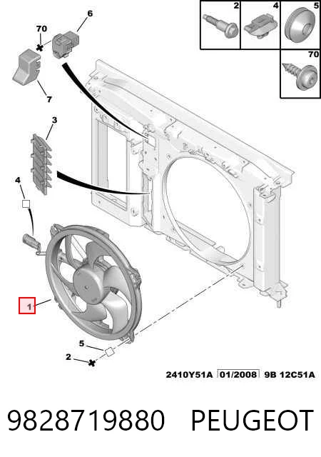 Ventilador de refrigeración del motor Citroen C4  monovolumen comprar en España