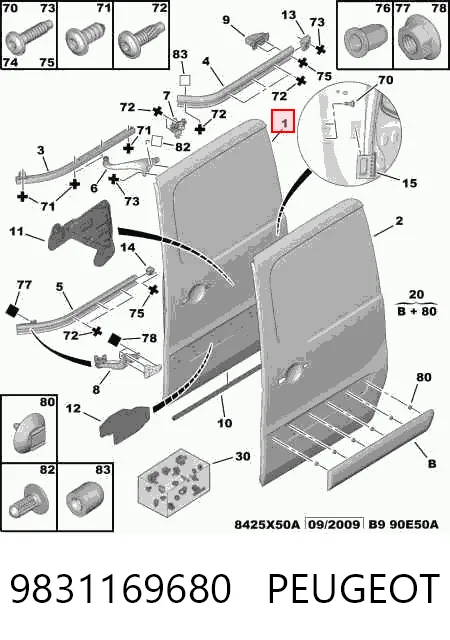 9831169680 Peugeot/Citroen