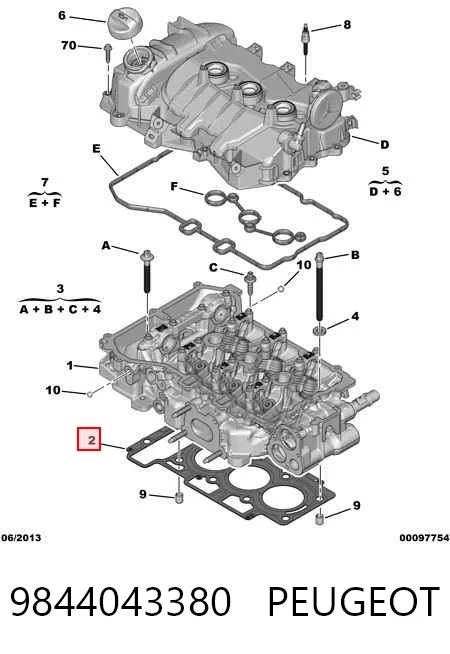 Comprar Junta de culata Citroen C-Elysee   a bajo precio
