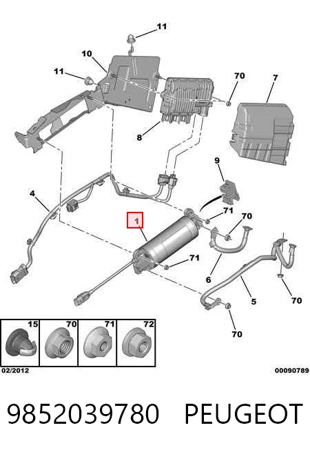 9852039780 Peugeot/Citroen