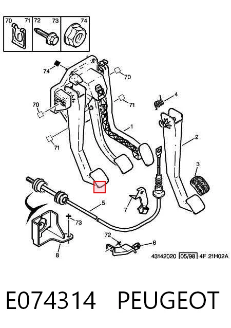 Cable embrague Citroen Jumper furgoneta comprar en España
