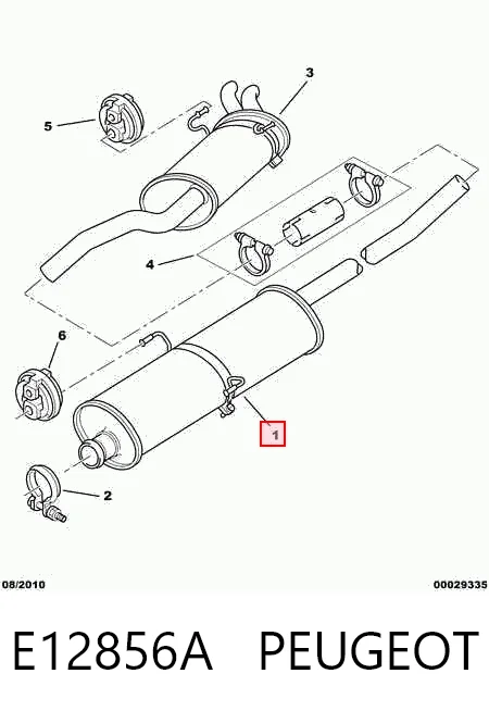 E12856A Peugeot/Citroen