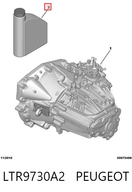 Aceite de transmisión LTR9730A2 PEUGEOT