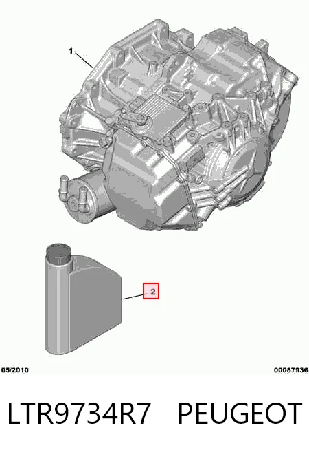 Aceite de transmisión LTR9734R7 PEUGEOT