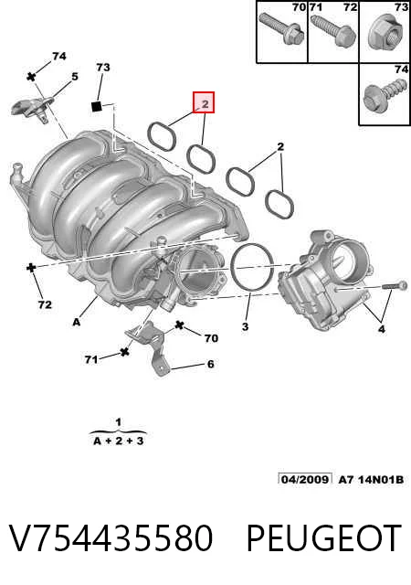 V754435580 BMW Colectores de admisión