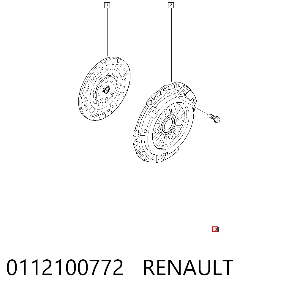 0112100772 Renault (RVI)