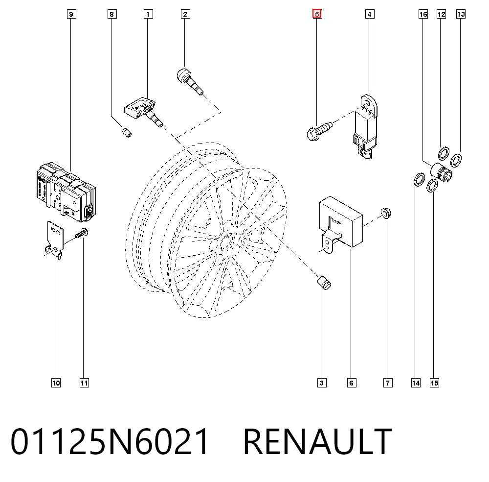 01125N6021 Renault (RVI)