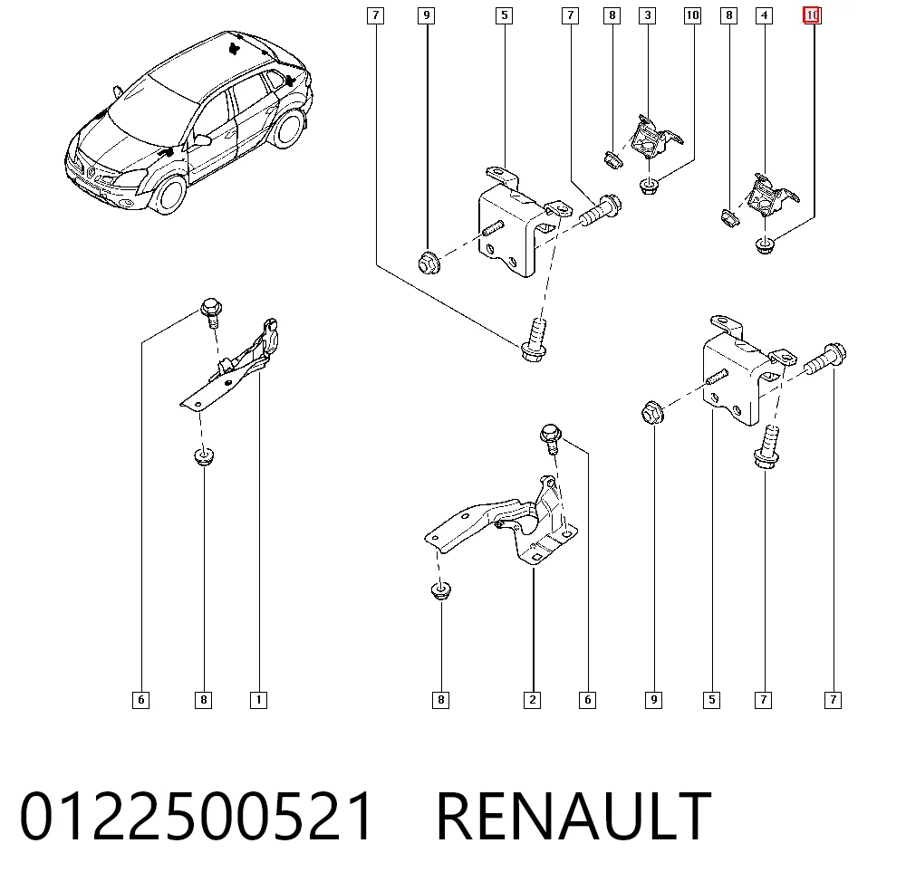 0122500521 Renault (RVI)
