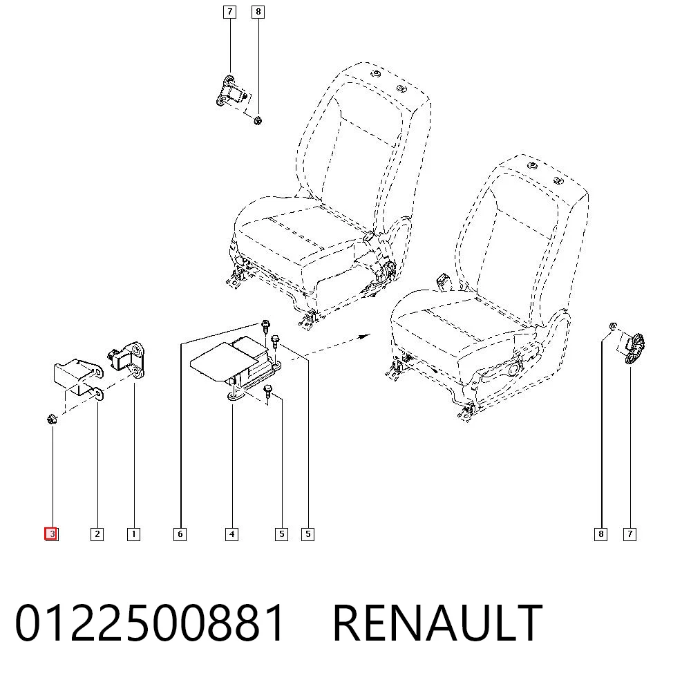 0122500881 Renault (RVI)
