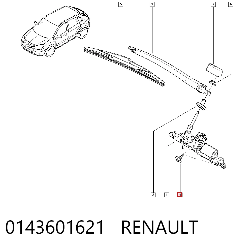 0143601621 Renault (RVI)