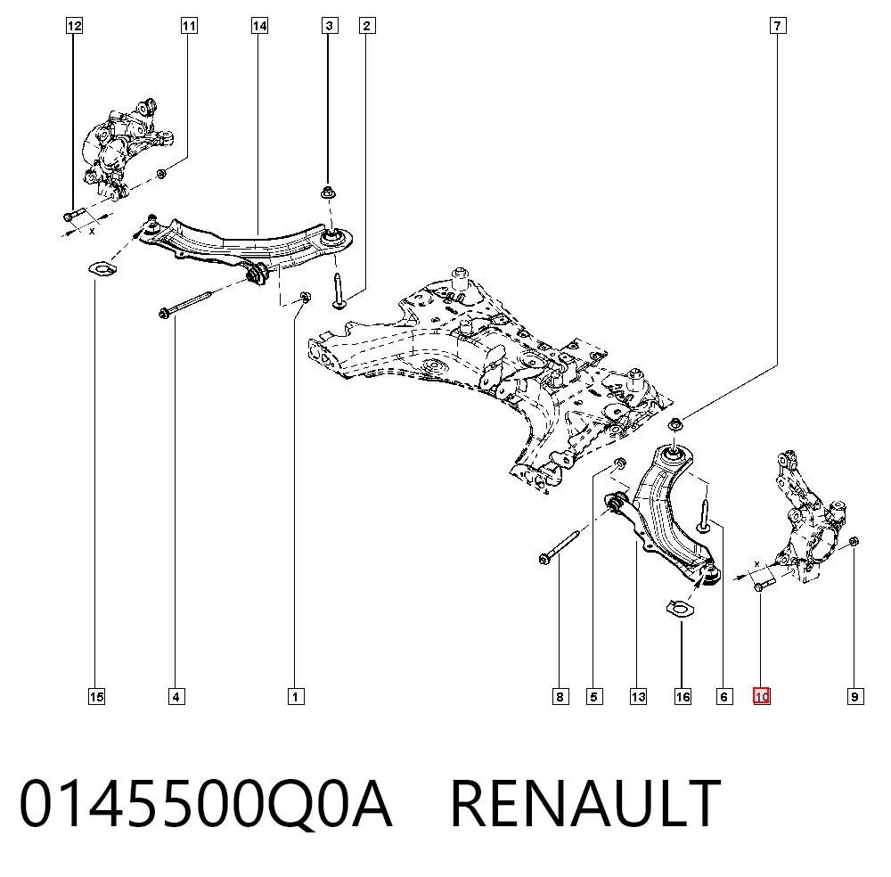 0145500Q0A Renault (RVI)