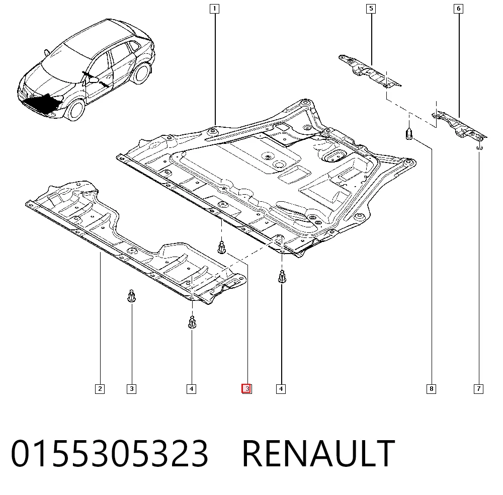 0155305323 Renault (RVI)