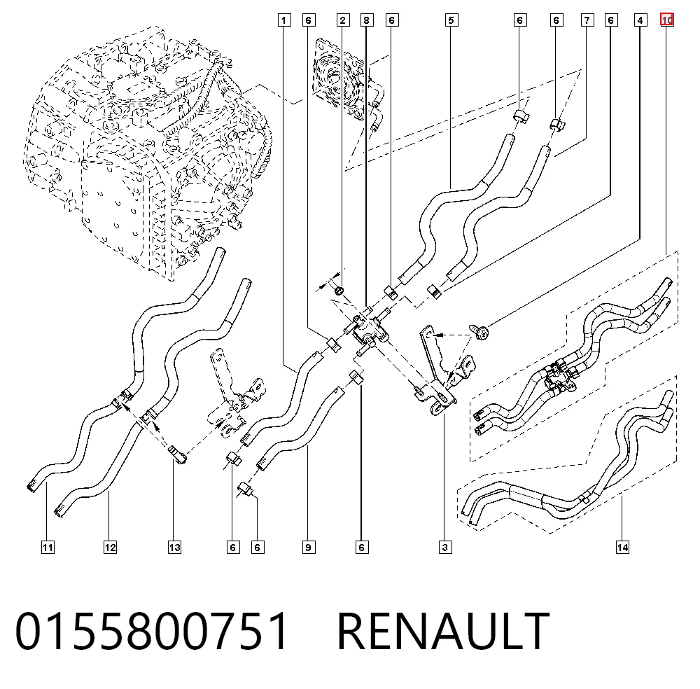 0155800751 Renault (RVI)