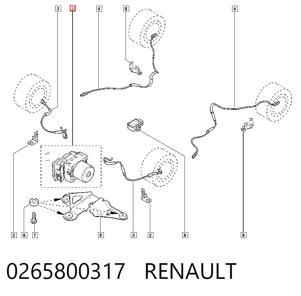 Comprar 0265232068 Bosch Módulo ABS