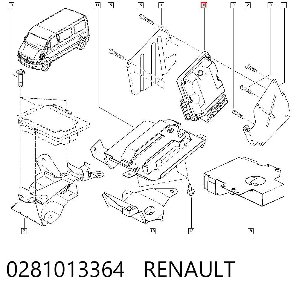 Comprar Unidad de control del motor (ECU) Renault Master II HD, FD a bajo precio